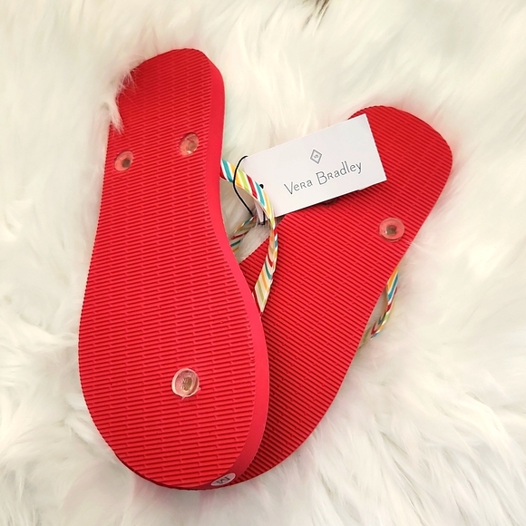 Vera Bradley Women's Flip Flop in Pattern Rumba Size Medium (7-8) NWT - Picture 3 of 4